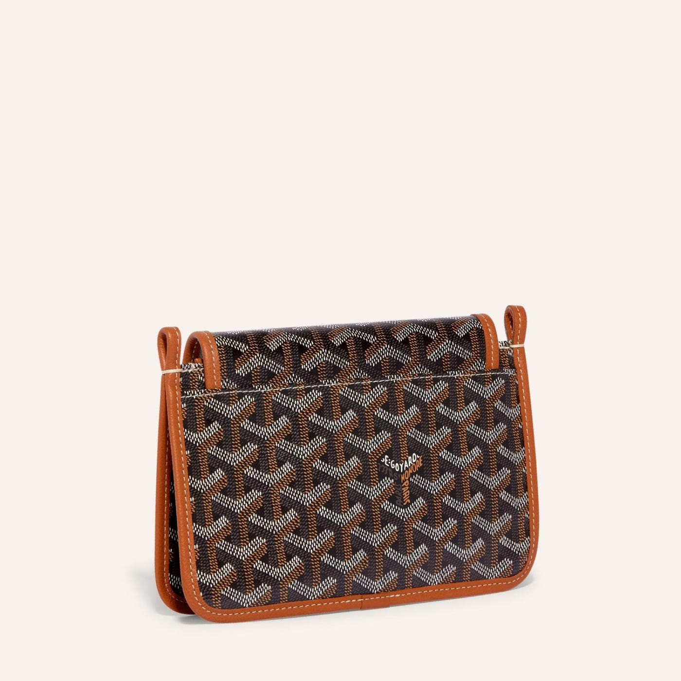 Goyard Plumet Pocket Wallet Black and Brown - Image 3